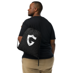 Shield Drawstring bag